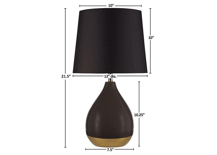 Allamanda Court Black Lamp, Set of 2