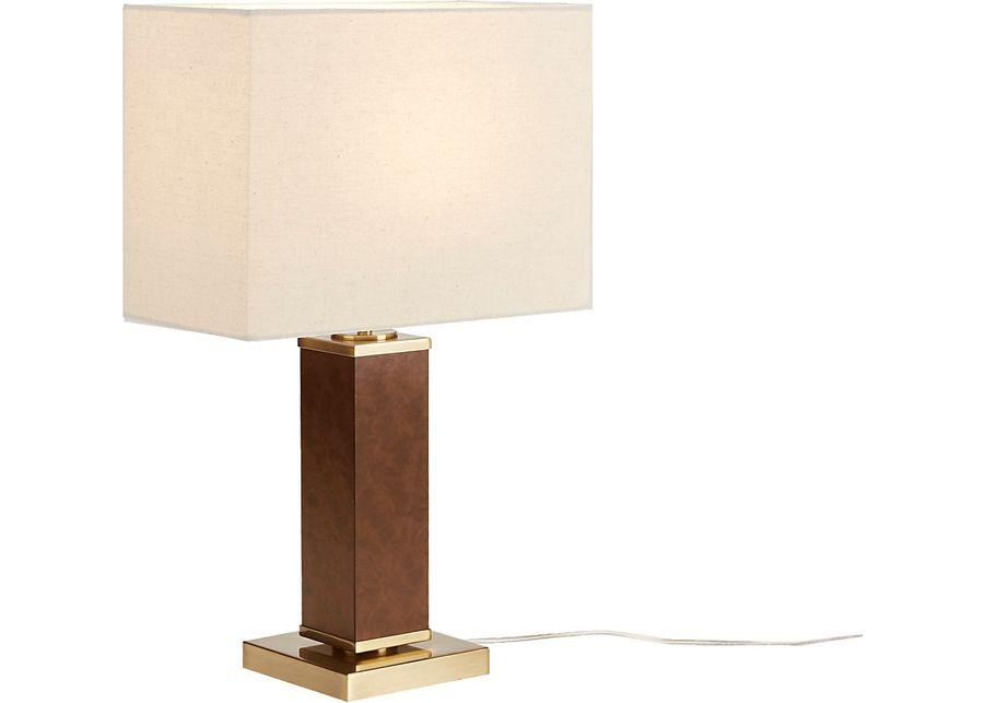 Majorca Bend Brown Lamp