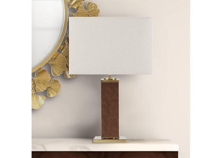 Majorca Bend Brown Lamp