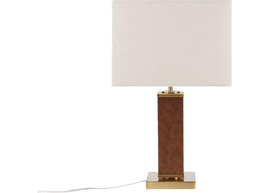 Majorca Bend Brown Lamp