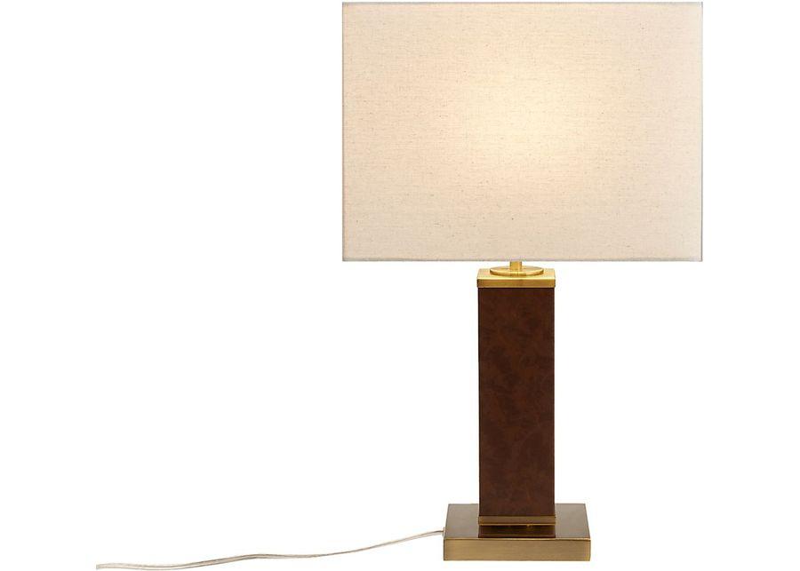 Majorca Bend Brown Lamp