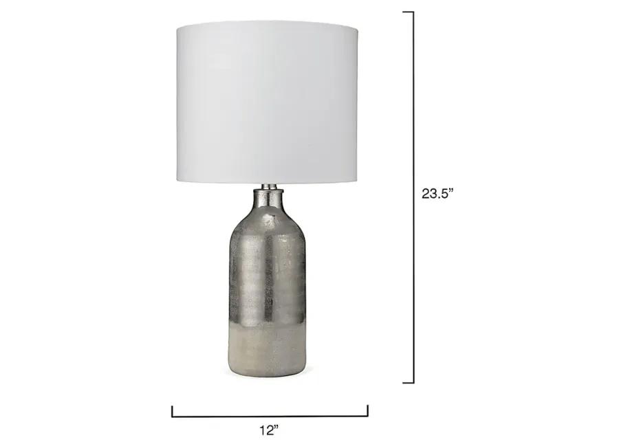 Veblem Court Silver Lamp