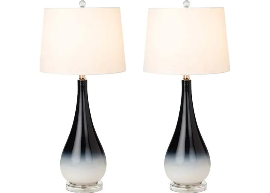 Lynhurst Home Black Lamp, Set of 2