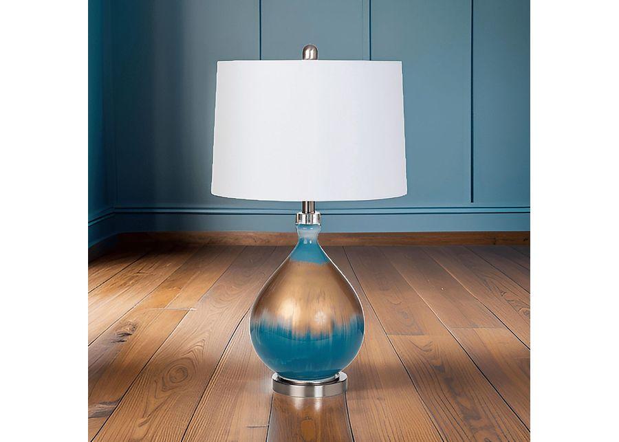 Marbella Creek Blue Lamp, Set of 2