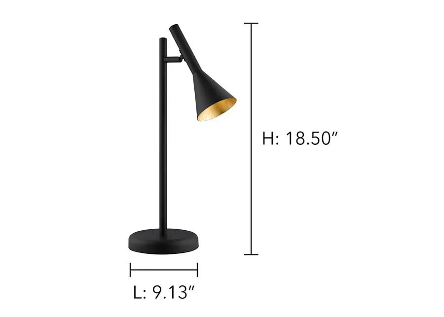 Casita Peak Black Lamp