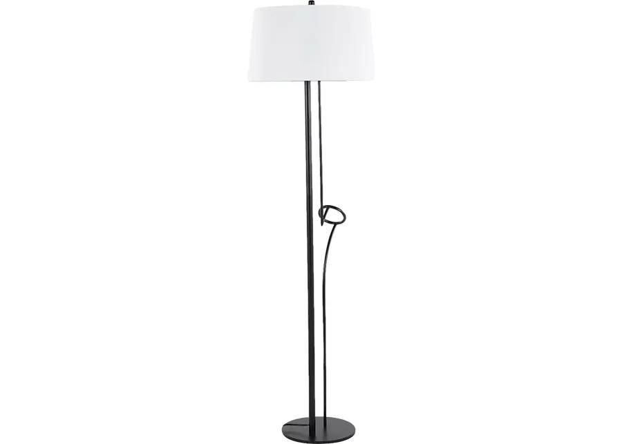 Andusia Black Floor Lamp