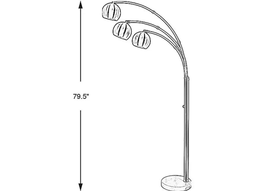 Tynleia 3 Arm Floor Lamp