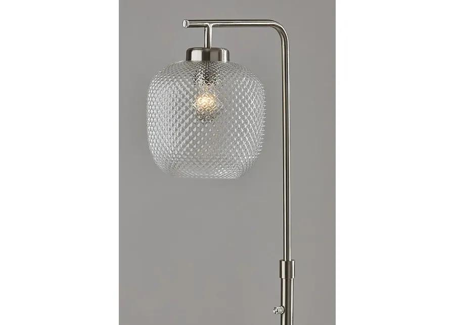 Iroquois Loop Clear Glass Floor  Lamp