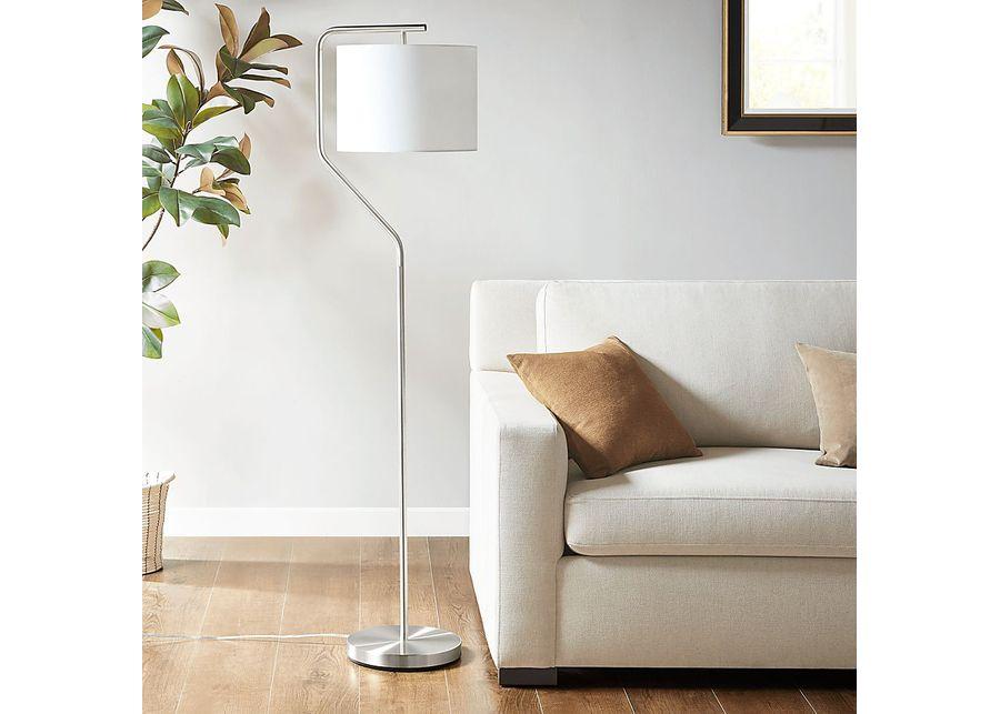 Barrett Alley Silver Floor Lamp