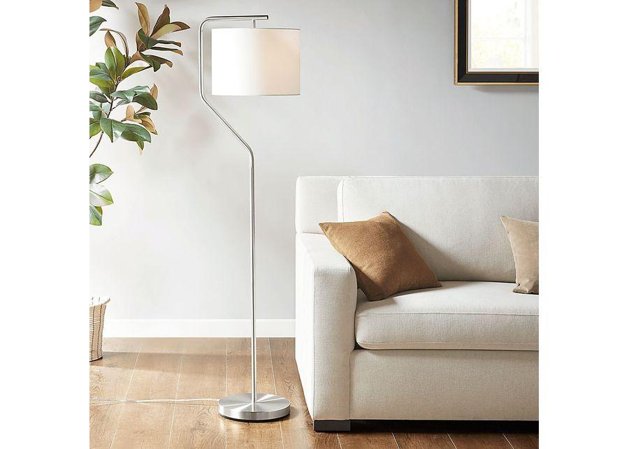 Barrett Alley Silver Floor Lamp