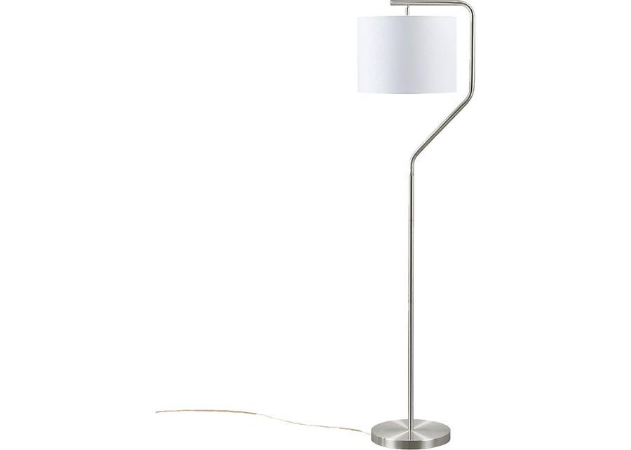 Barrett Alley Silver Floor Lamp