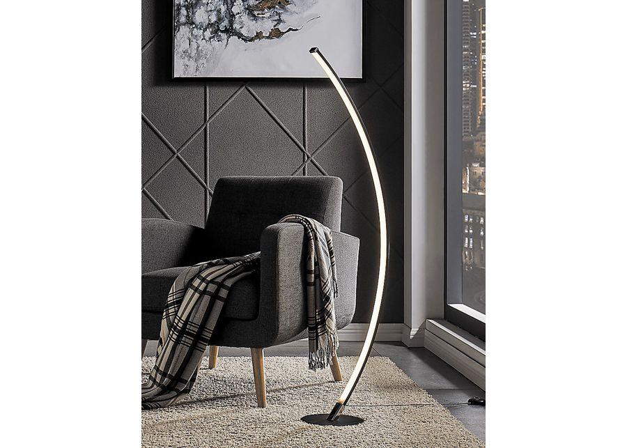 Monirro Black Floor Lamp