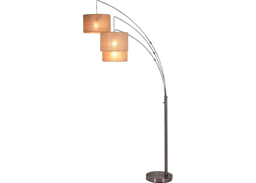 Trinity Place Pewter Arc Lamp