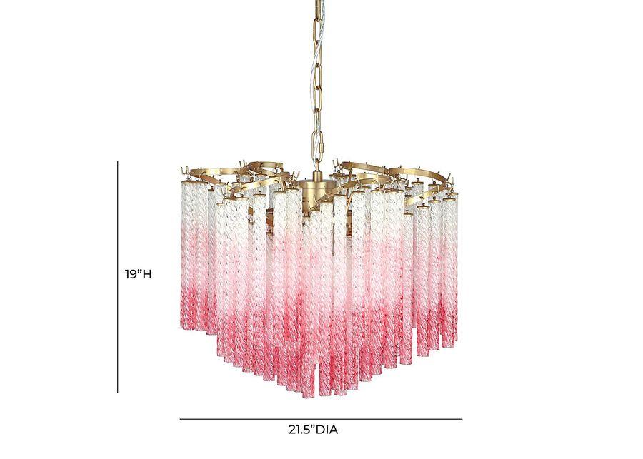 Sorolla Shade Pink Chandelier