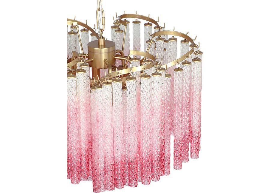 Sorolla Shade Pink Chandelier