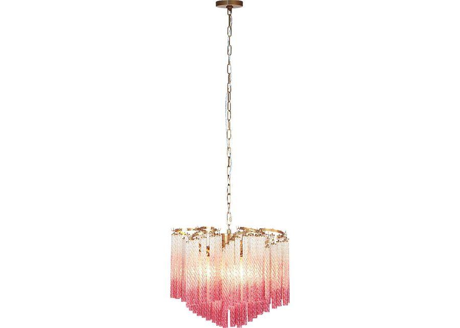 Sorolla Shade Pink Chandelier