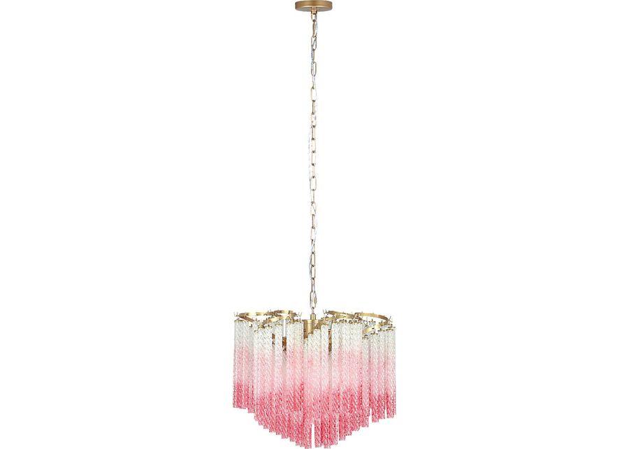 Sorolla Shade Pink Chandelier