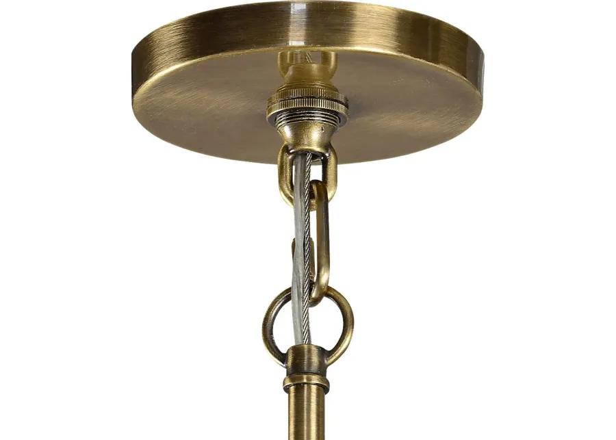 Pima Point Brass Chandelier