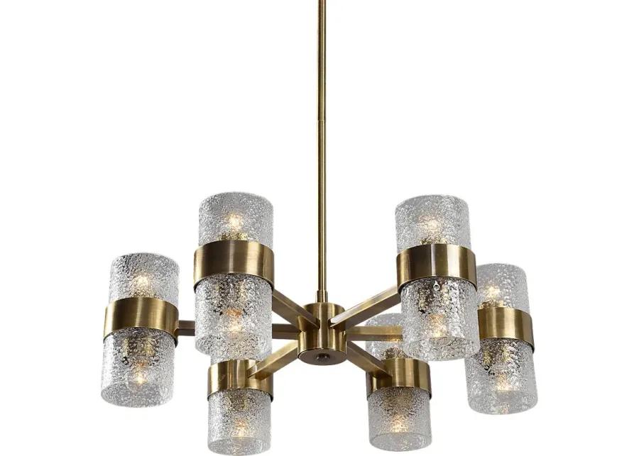 Pima Point Brass Chandelier