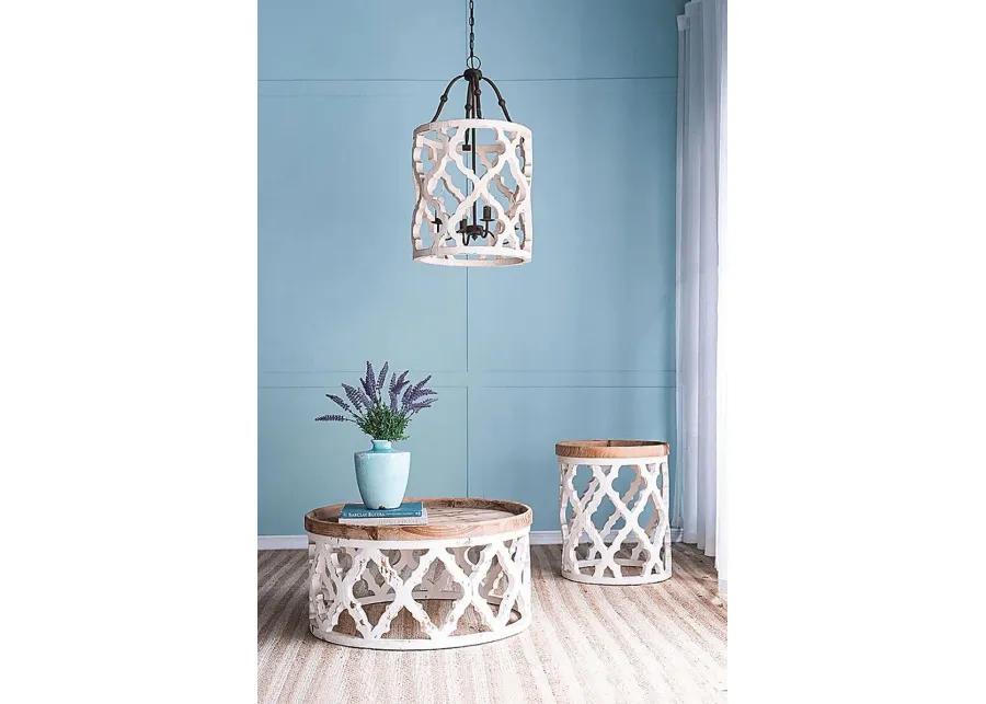 Peking Point White Chandelier