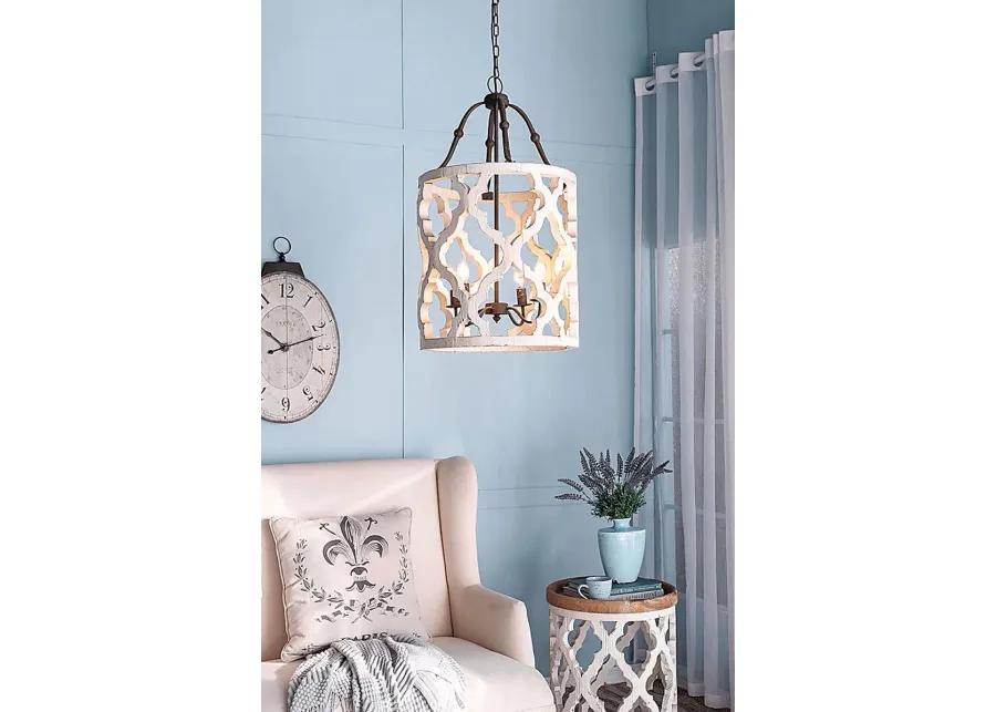 Peking Point White Chandelier