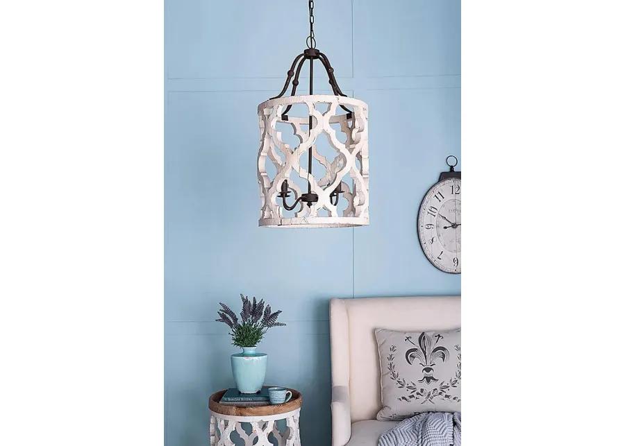 Peking Point White Chandelier