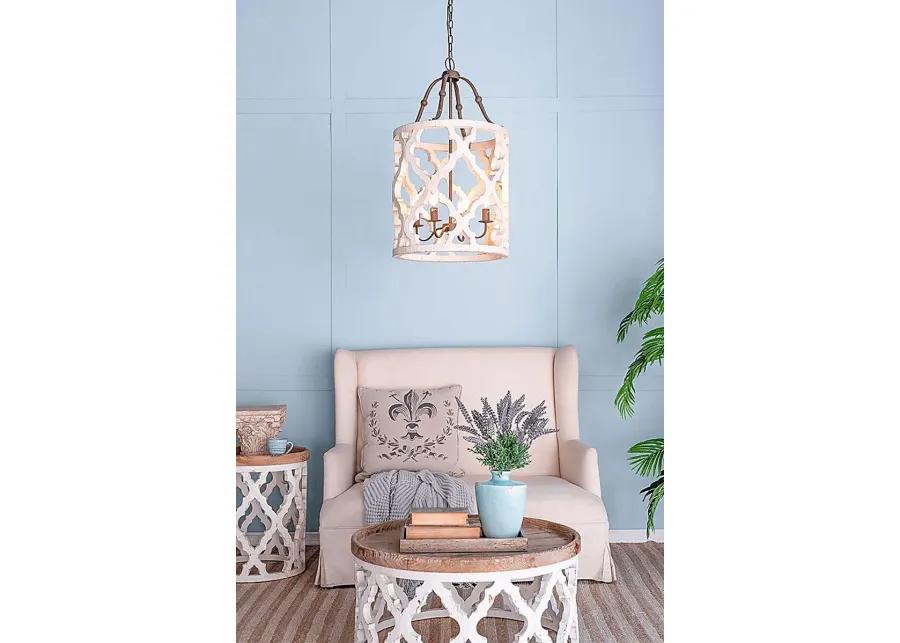 Peking Point White Chandelier