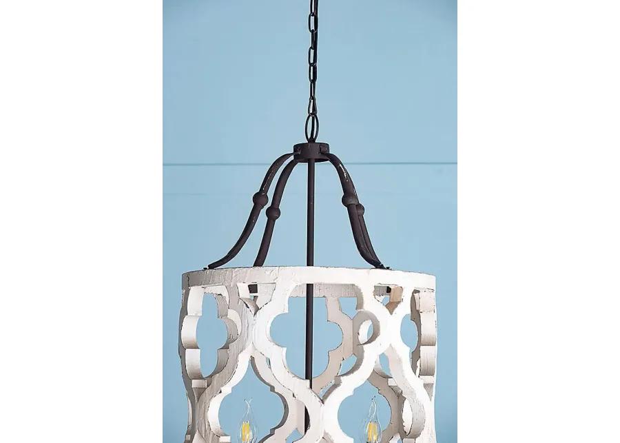 Peking Point White Chandelier