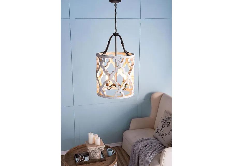 Peking Point White Chandelier