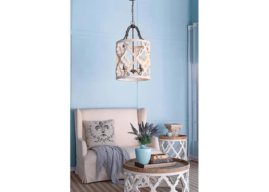 Peking Point White Chandelier