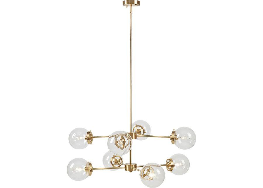 Ensign Place Gold Chandelier