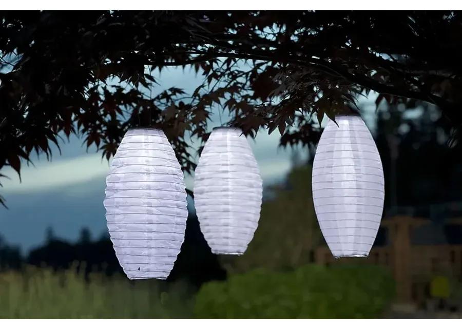 Clovedale White Outdoor Solar Lantern