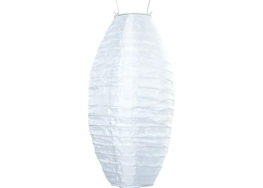 Clovedale White Outdoor Solar Lantern