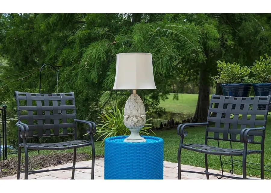 Hibriten White Outdoor Table Lamp