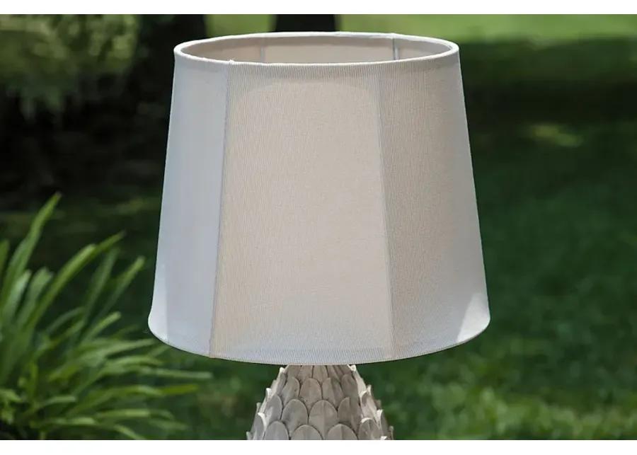 Hibriten White Outdoor Table Lamp