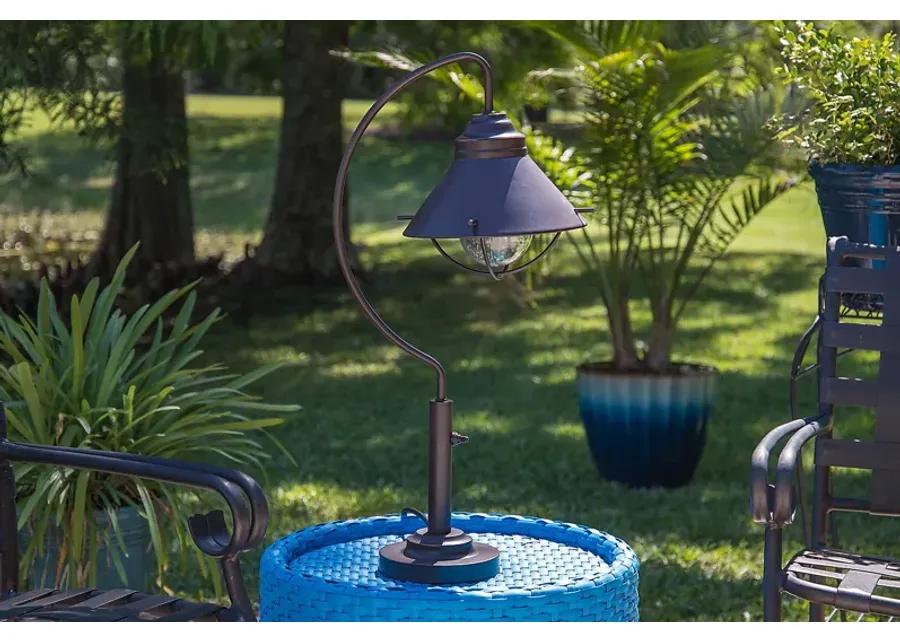 Cedar Island Brown Outdoor Table Lamp