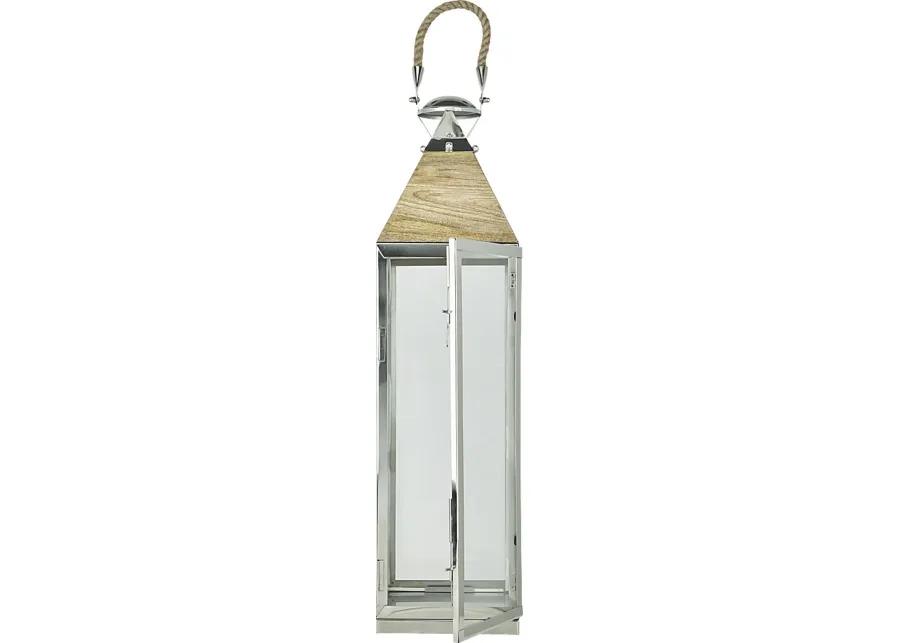 Bodnam Bay Silver Large Indoor/Outdoor Lantern