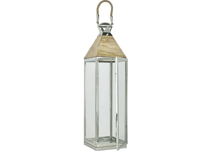 Bodnam Bay Silver Large Indoor/Outdoor Lantern