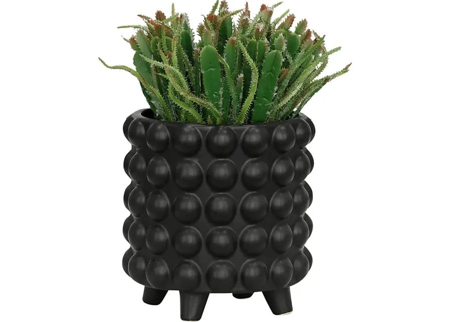 Chrystan Black Planter, Set of 2