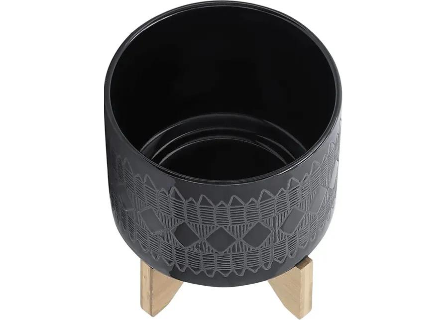 Amesburry Black Planter