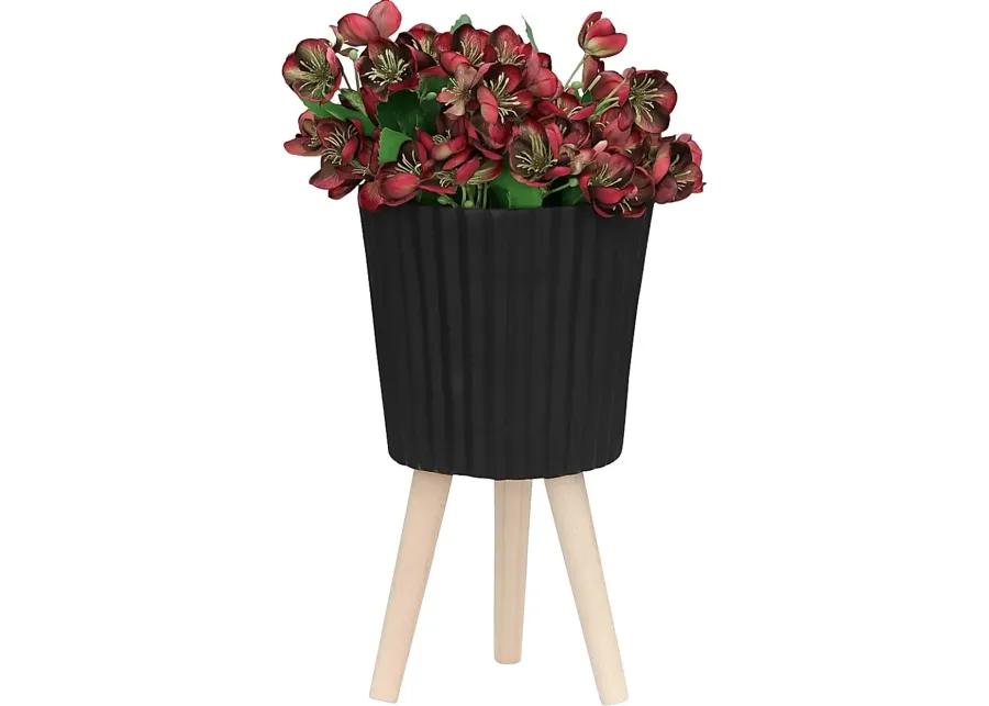 Weirton Black Planter, Set of 2