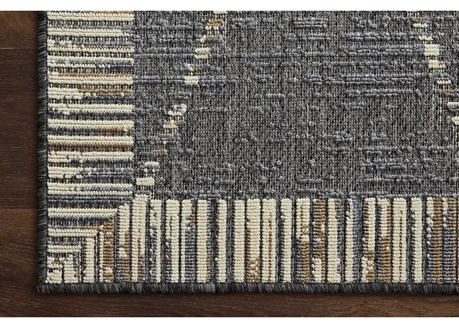 Tustin Slate 7'10 x 10'10 Indoor/Outdoor Rug