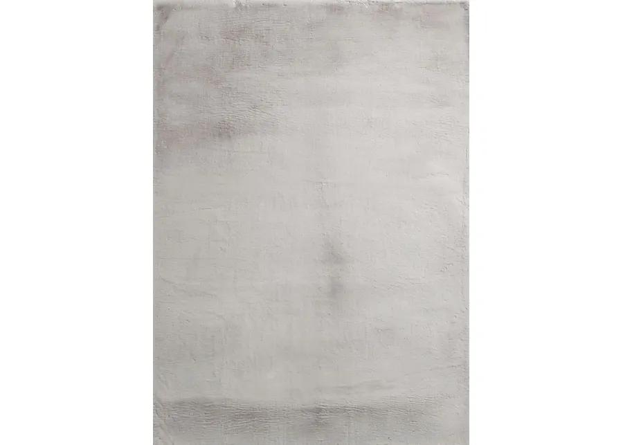 Minky-Moe Plus Gray 7'6 x 9'6 Rug