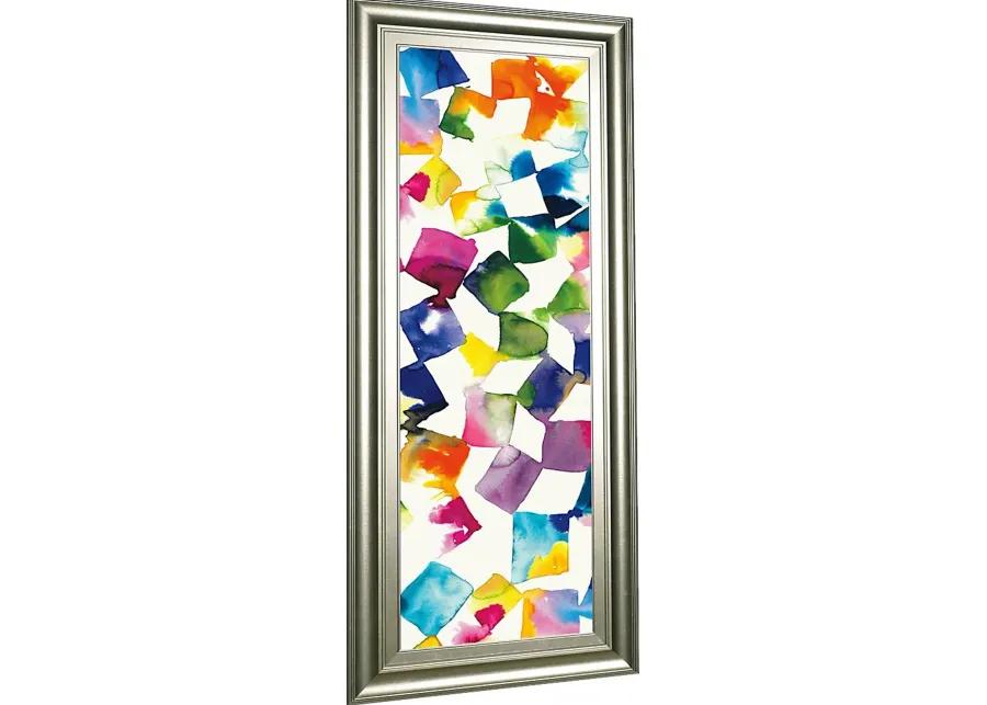 Kids Bright Cubism White Artwork