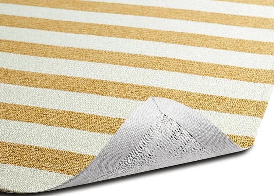 Araminta Gold 5' x 7'6 Indoor/Outdoor Rug