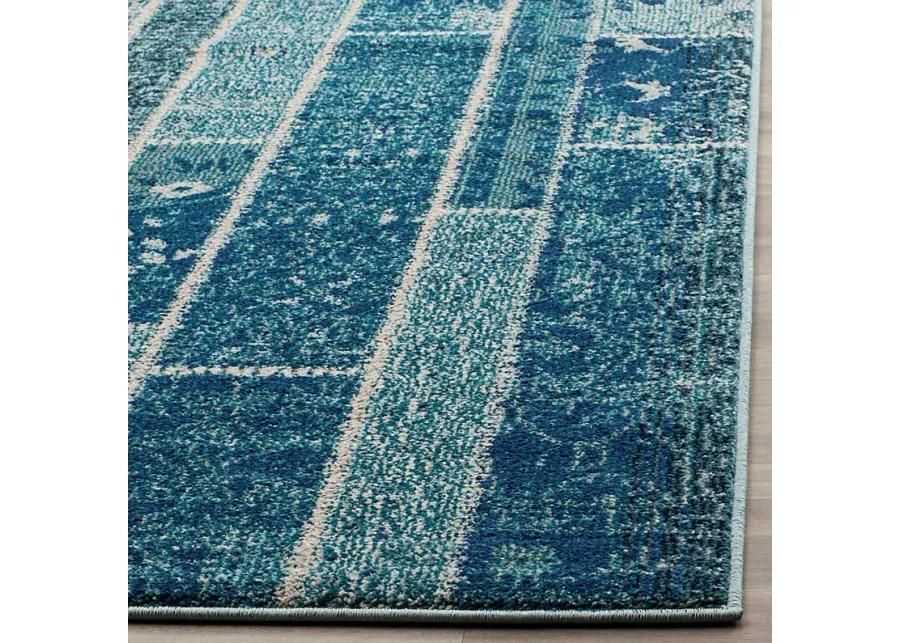 Sadia Blue 5'1 x 7'7 Rug