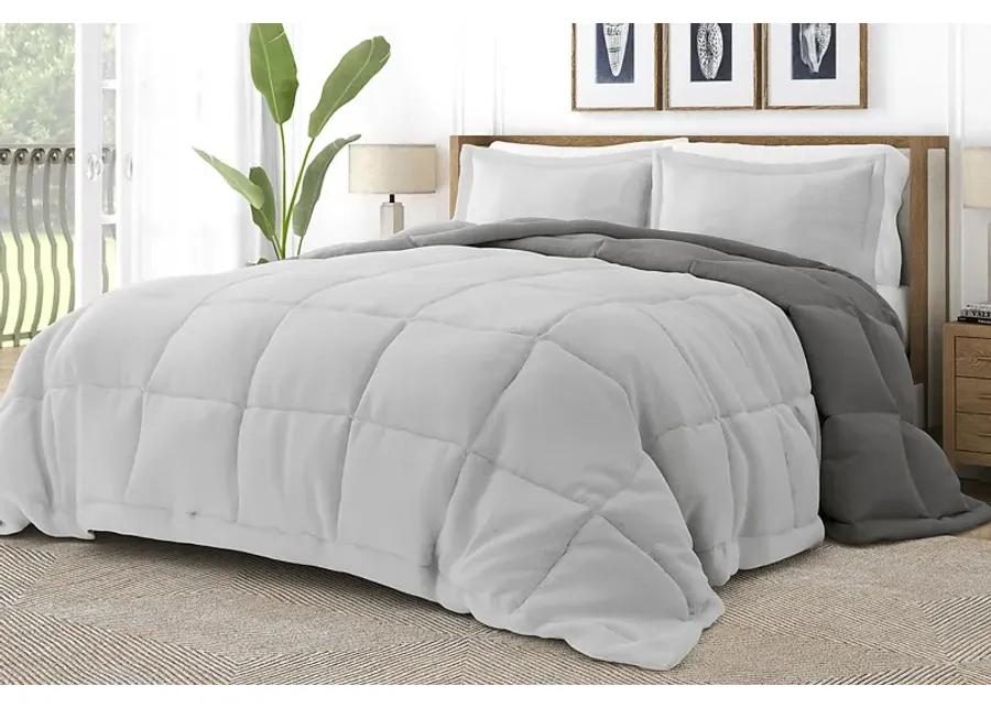 Belden Landing XXXIV Gray 3 Pc Queen Comforter Set