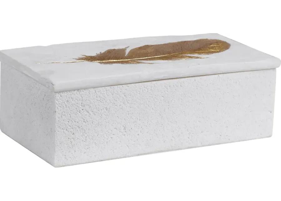 Azaan White Decorative Box