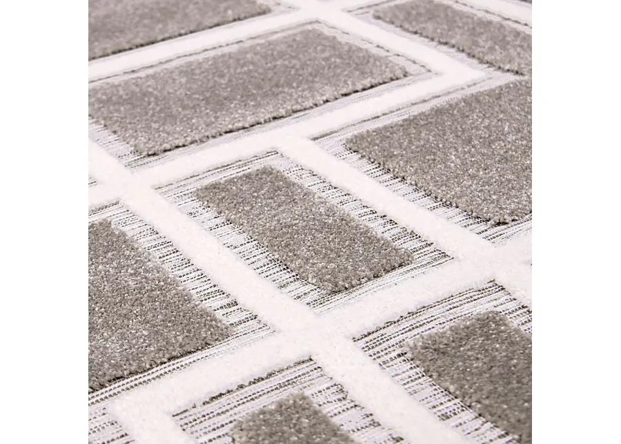 Dubuge Gray 5'2 x 7'6 Rug