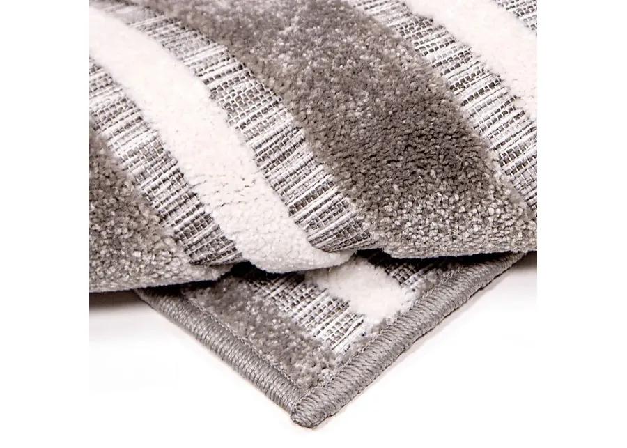 Dubuge Gray 5'2 x 7'6 Rug